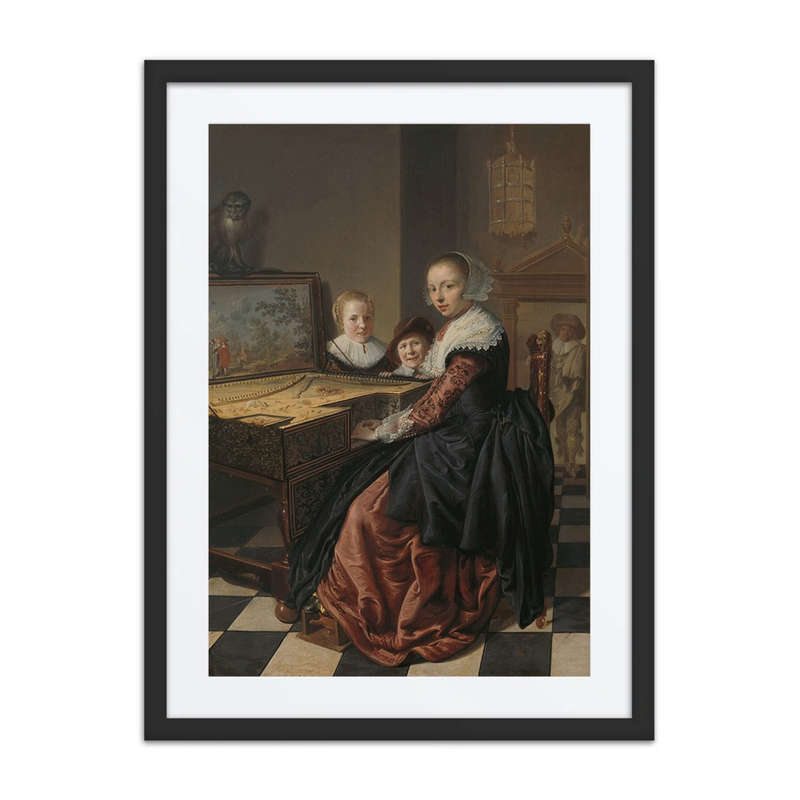 Woman Playing the Virginal