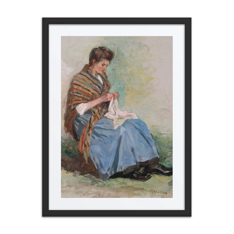 Woman Sewing