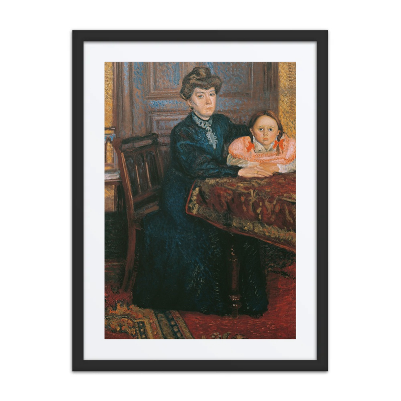 Woman with Child (Mathilde Schönberg with Daughter Gertrud)