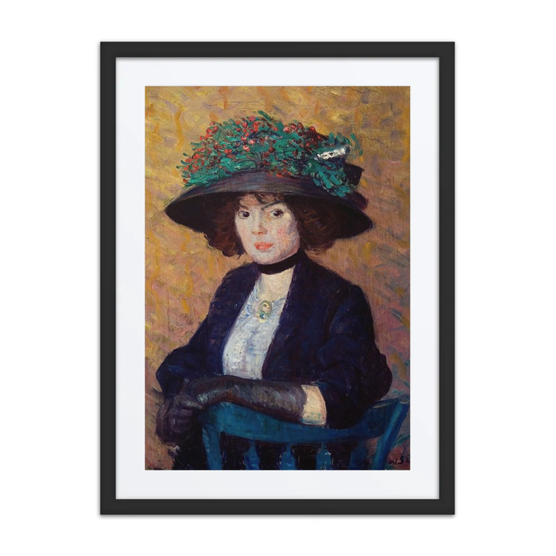 Woman with Green Hat