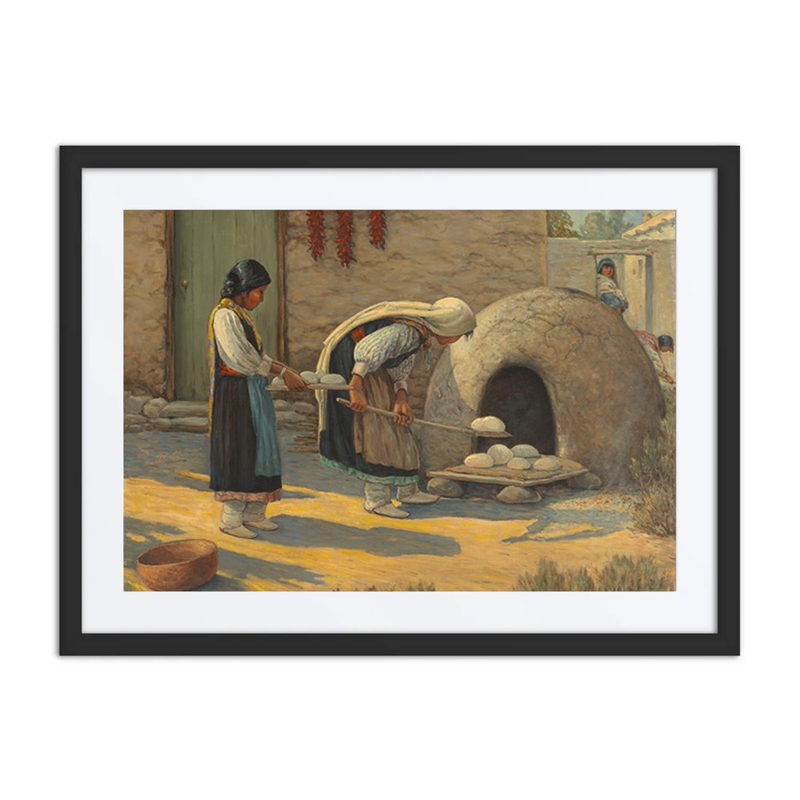 Women Baking Bread