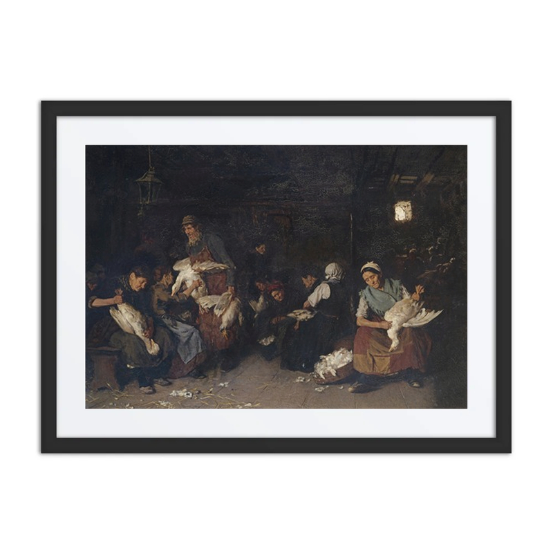 Women Plucking Geese