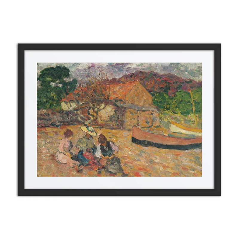 Women Seated on the Beach