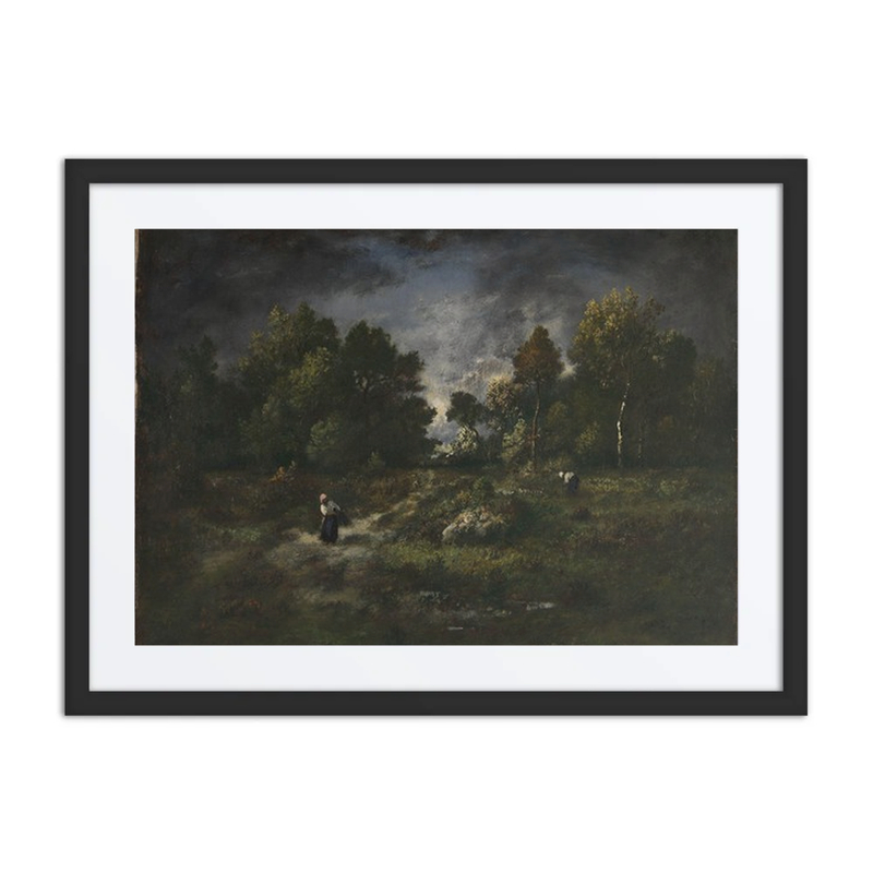 Wood Gatherers in a Forest