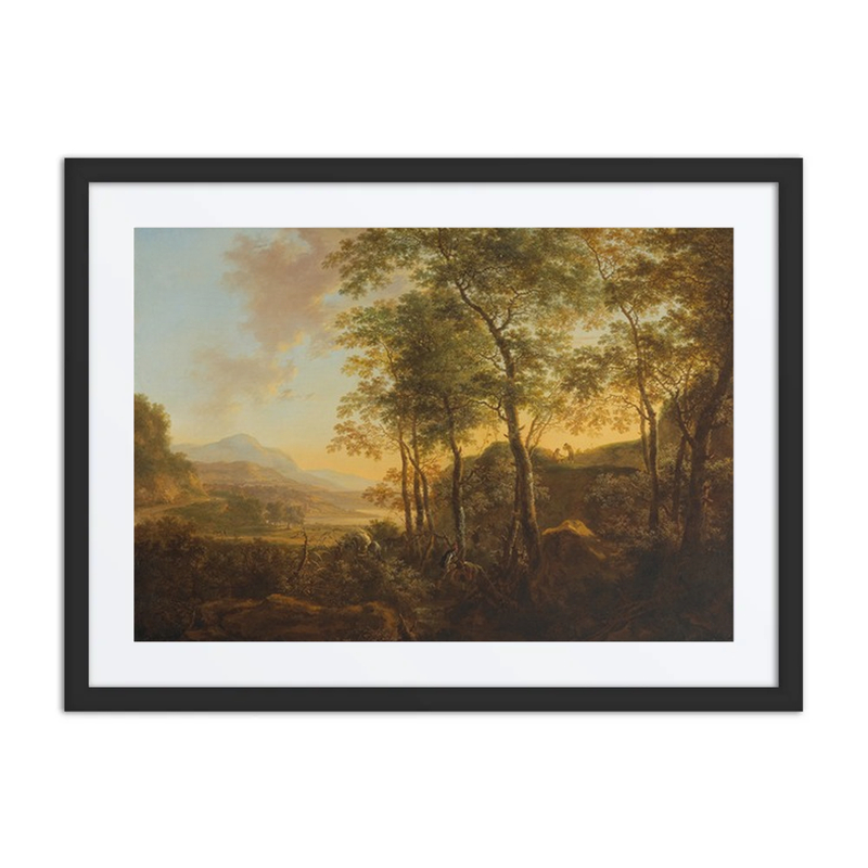 Wooded Hillside with a Vista