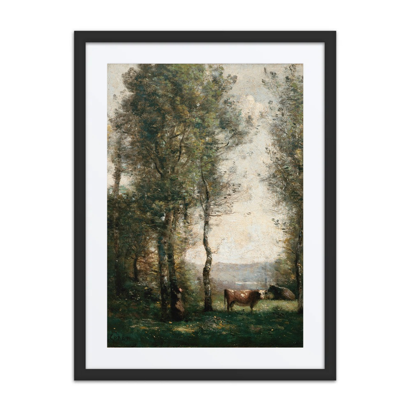 Wooded Landscape with Cows