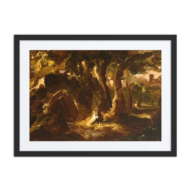 Wooded Landscape with Figures