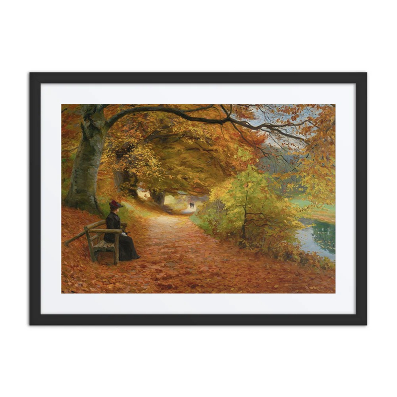 Wooded Path in Autumn