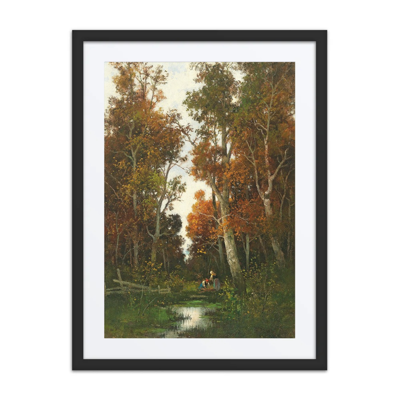 Woodland Scene with Figures