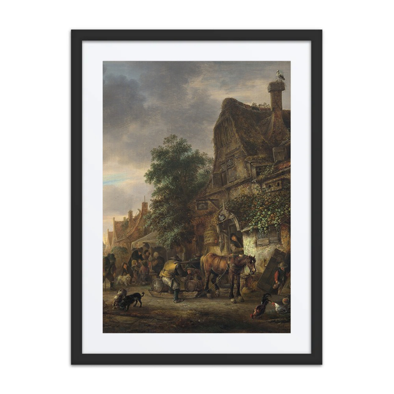 Workmen Before an Inn
