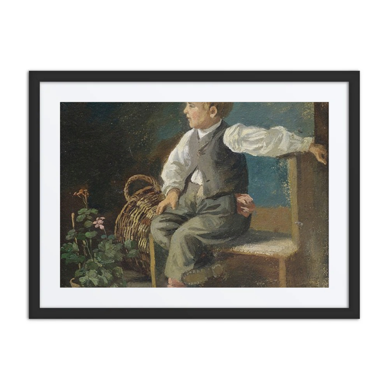 Young Boy on a Bench