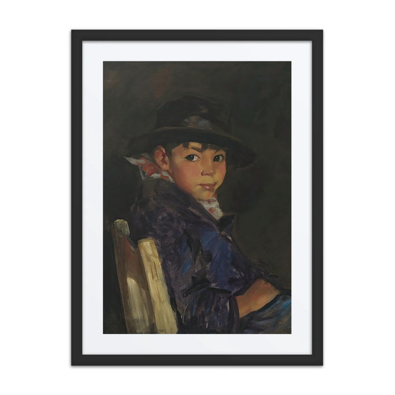 Young Boy with Hat