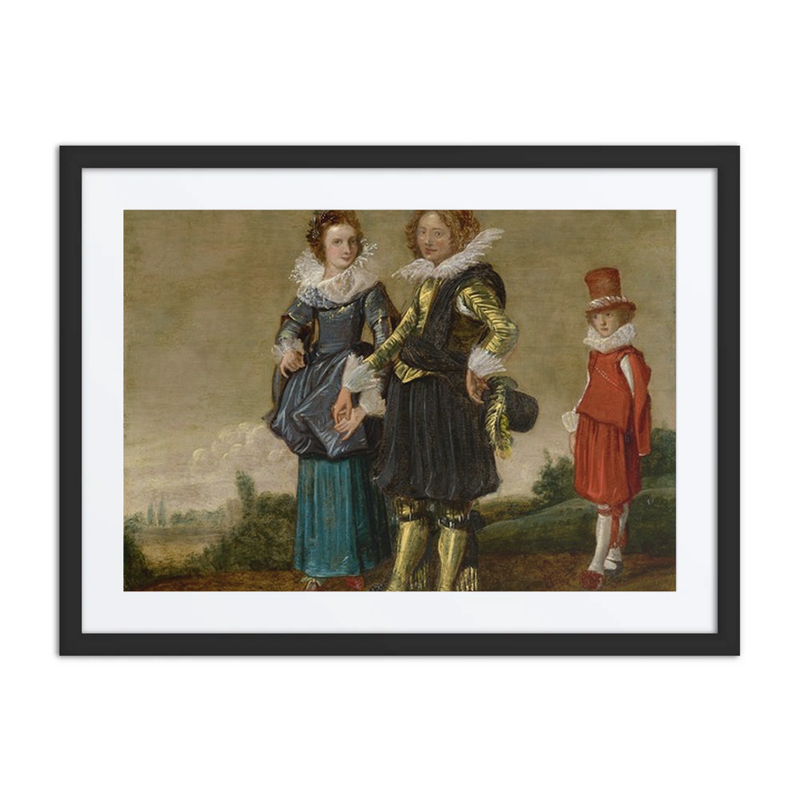 Young Couple with Page