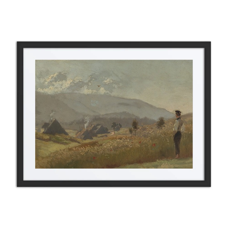 Young Farmer at the Cornfield