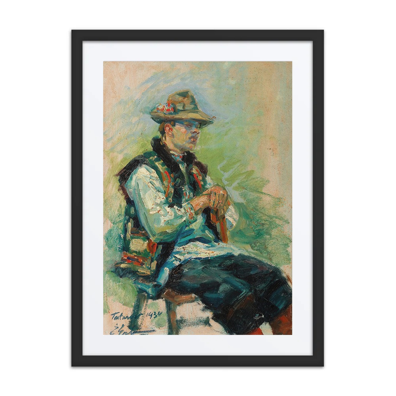Young Farmer Seated