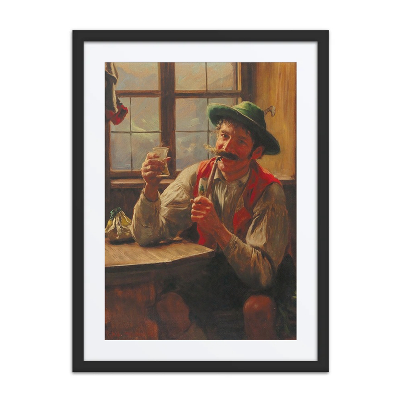 Young Farmer with Pipe