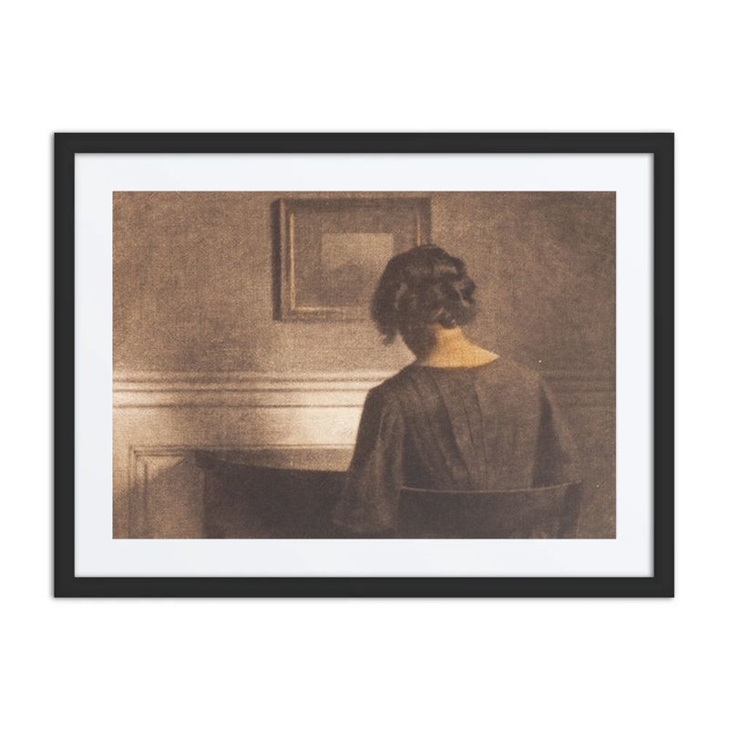 Young Girl by a Semi-Circular Table