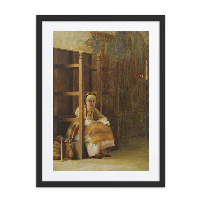Young Girl in a Greek Church