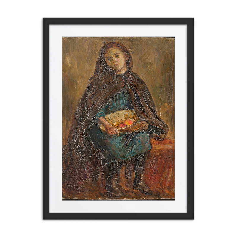 Young Girl with Apples
