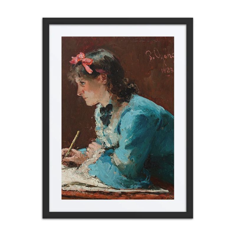 Young Lady Drawing