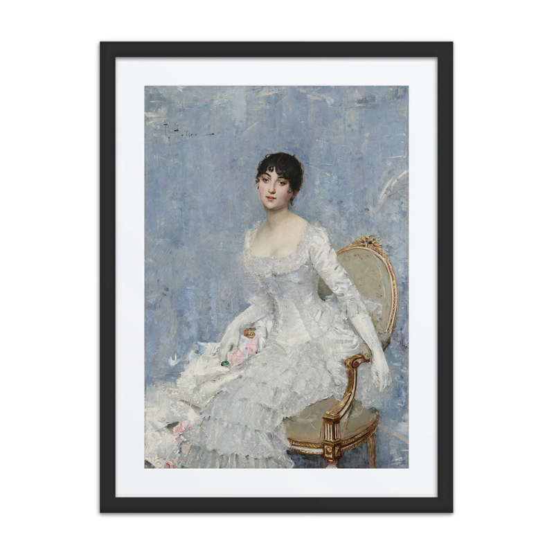 Young Lady in White