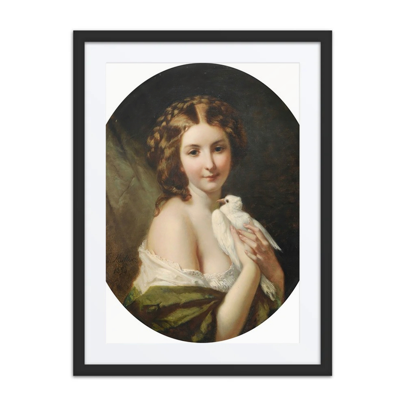 Young Lady with a Dove