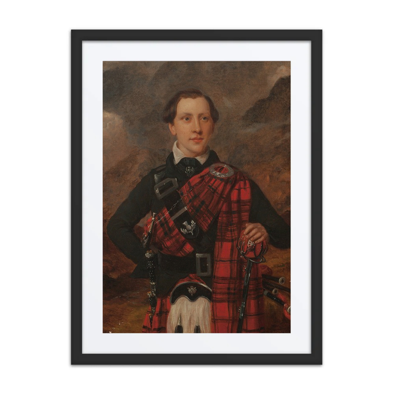 Young Man in Scotch Plaid