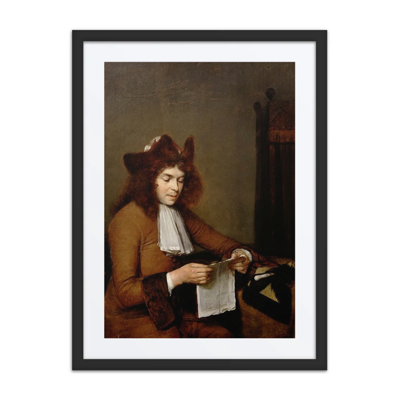 Young Man Reading