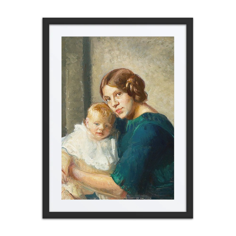 Young Mother with Child