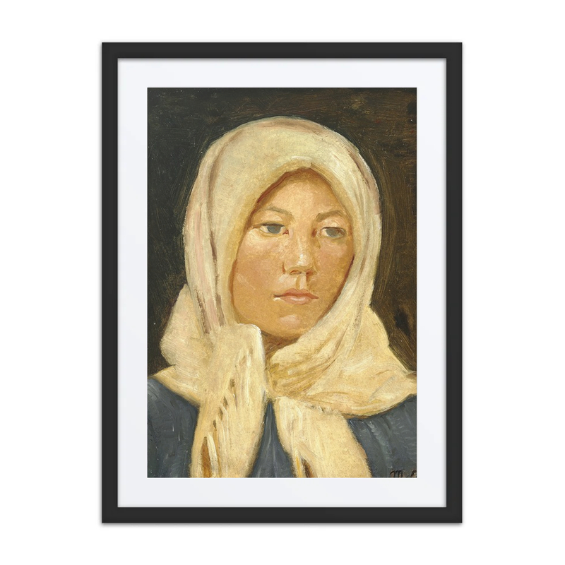 Young Skagen Girl with Scarf