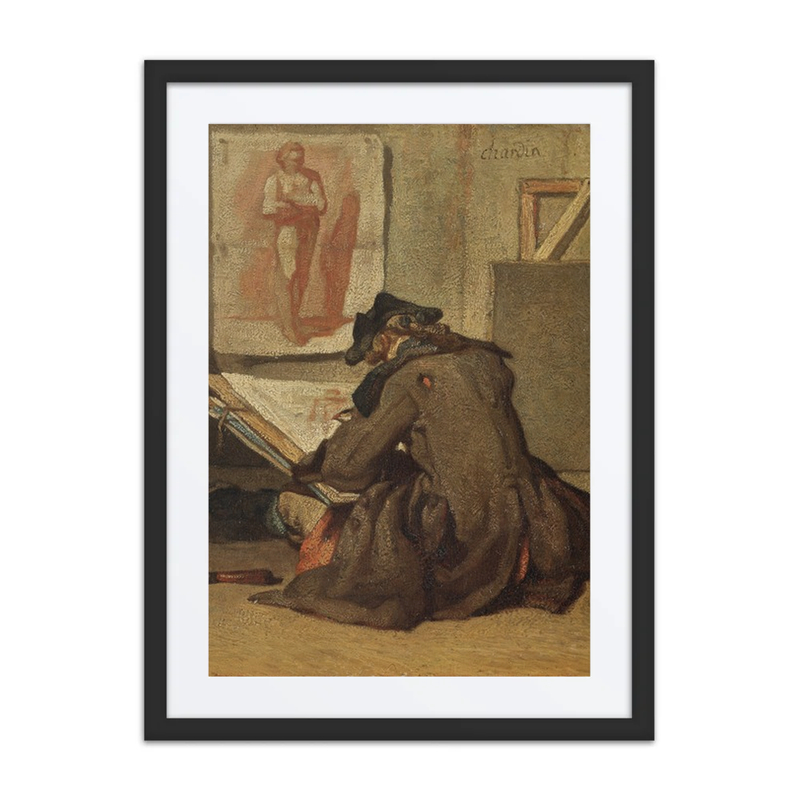 Young Student Drawing