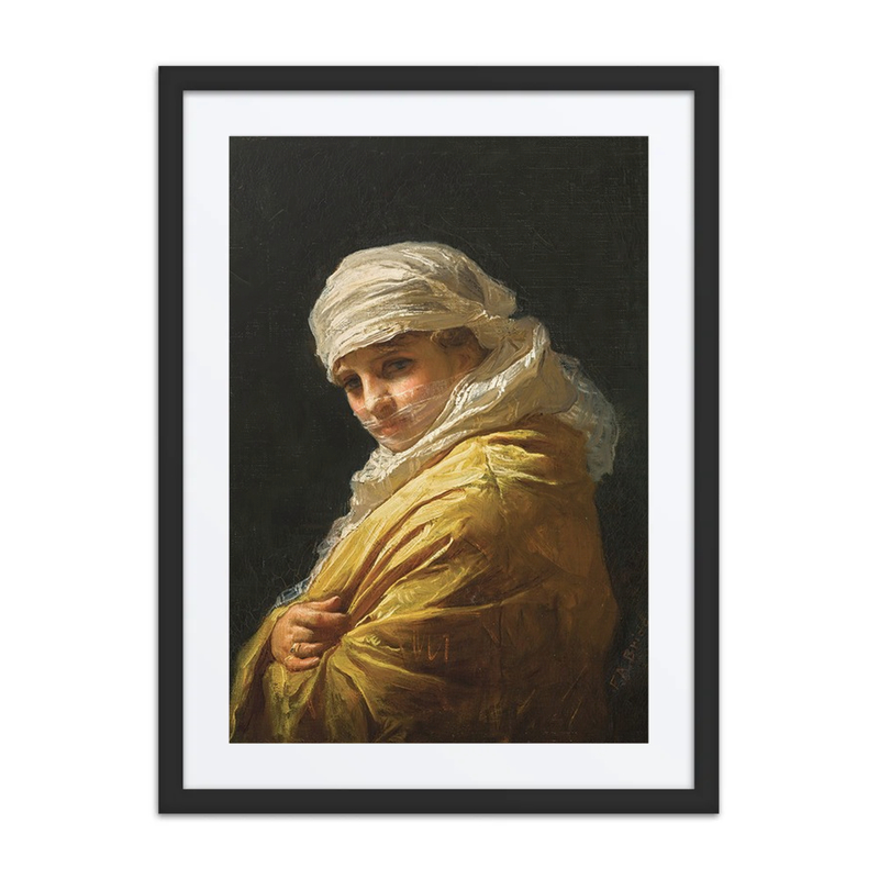 Young Woman in a White Turban