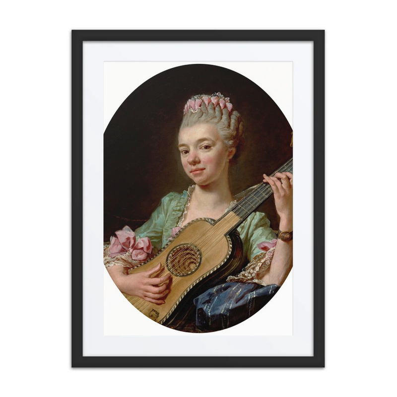 Young Woman with a Guitar
