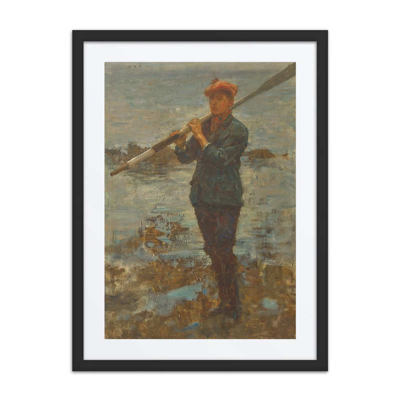 Youth with an Oar