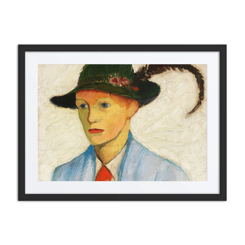 Youth with Feathered Hat