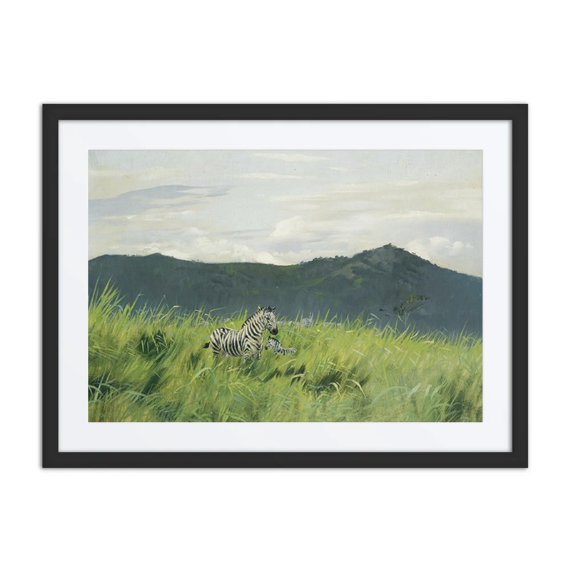 Zebra on the Steppe