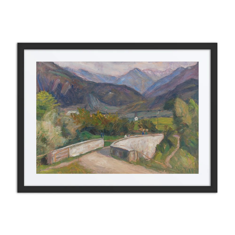 Zillenbachbrücke (Weg Nach Gailenberg Oberhalb Von Hindelang Im Allgäu)