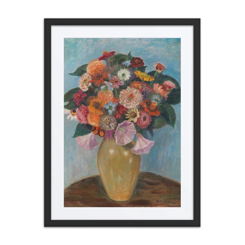 Zinnias and Mallows